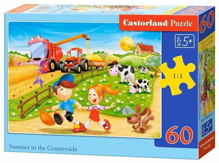 CASTORLAND Puzzle Sommer auf dem Lande 60 Teile