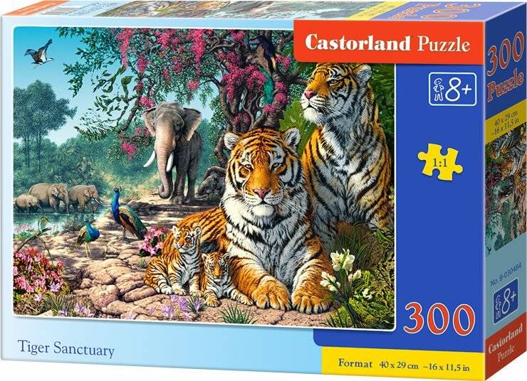 CASTORLAND Tiger Sanctuary Puzzle 300 Teile