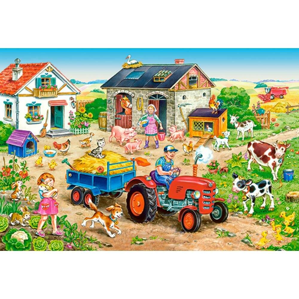 CASTORLAND Puzzle Farm Life MAXI 40 Teile