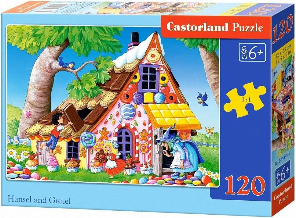 CASTORLAND Puzzle Hänsel und Gretel 120 Teile