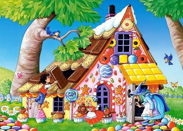 CASTORLAND Puzzle Hänsel und Gretel 120 Teile