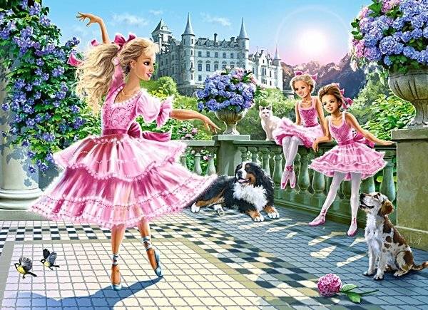 CASTORLAND Puzzle Ballerinas 180 Teile