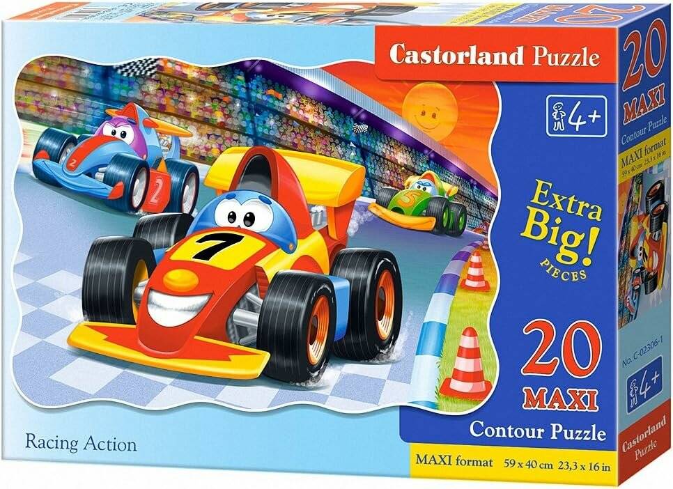 CASTORLAND Puzzle Races MAXI 20 Teile