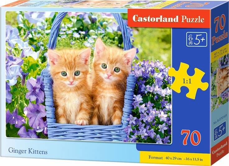 CASTORLAND Puzzle Ginger Kätzchen 70 Teile