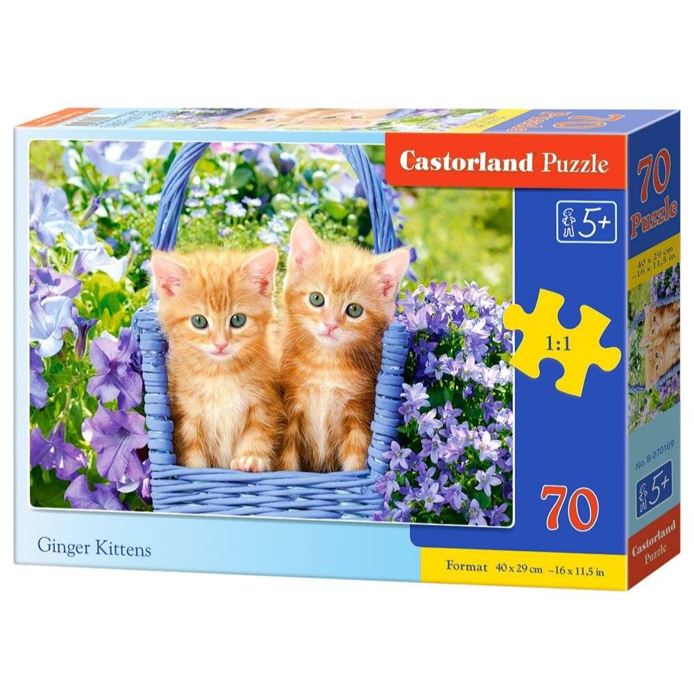 CASTORLAND Puzzle Ginger Kätzchen 70 Teile