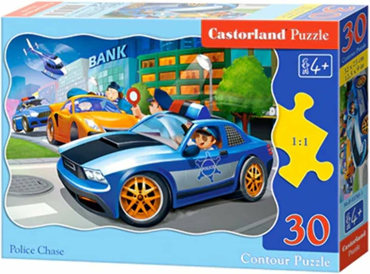 CASTORLAND Puzzle Polizei 30 Teile