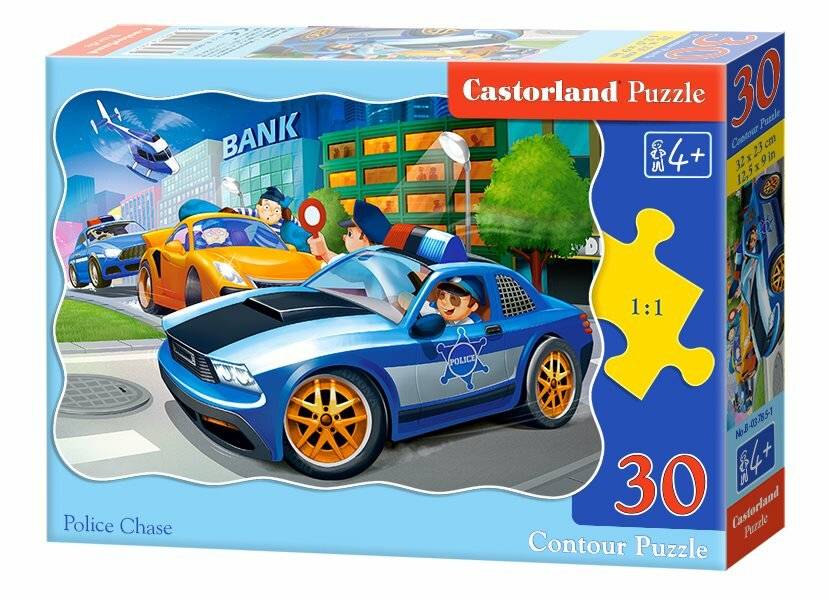 CASTORLAND Puzzle Polizei 30 Teile