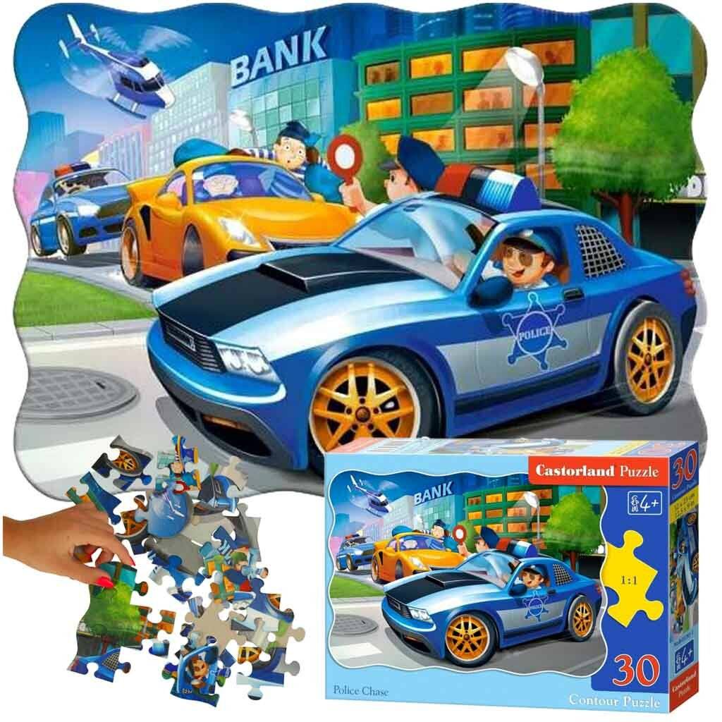 CASTORLAND Puzzle Polizei 30 Teile