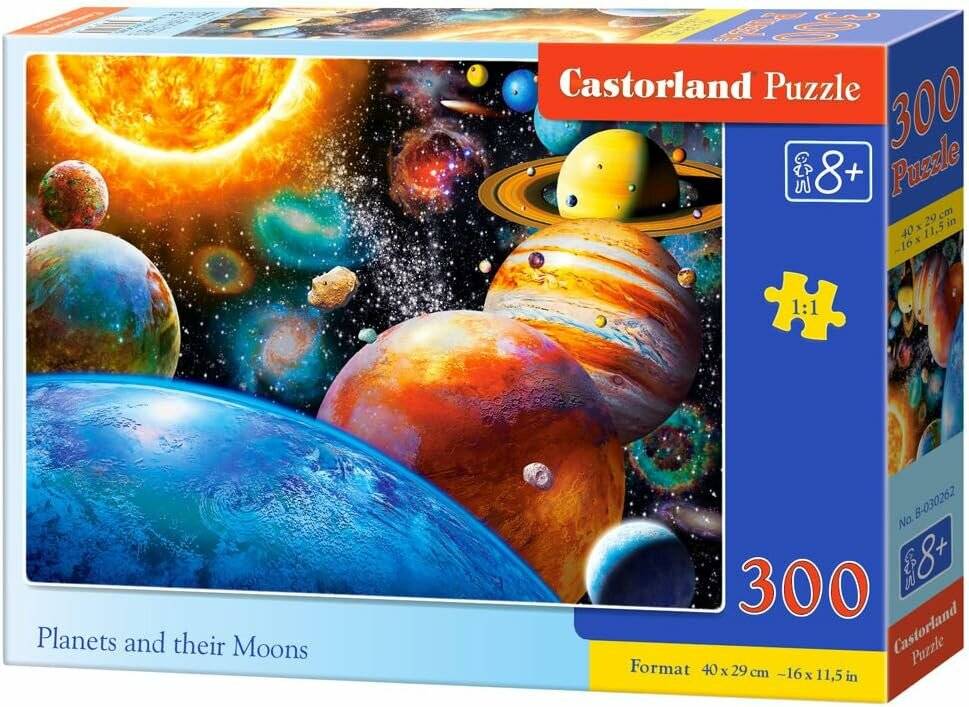 CASTORLAND Puzzle Planeten und ihre Monde 300 Teile