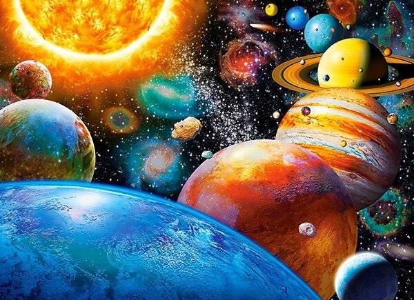 CASTORLAND Puzzle Planeten und ihre Monde 300 Teile
