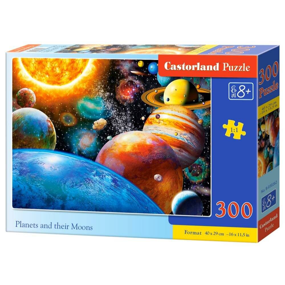 CASTORLAND Puzzle Planeten und ihre Monde 300 Teile