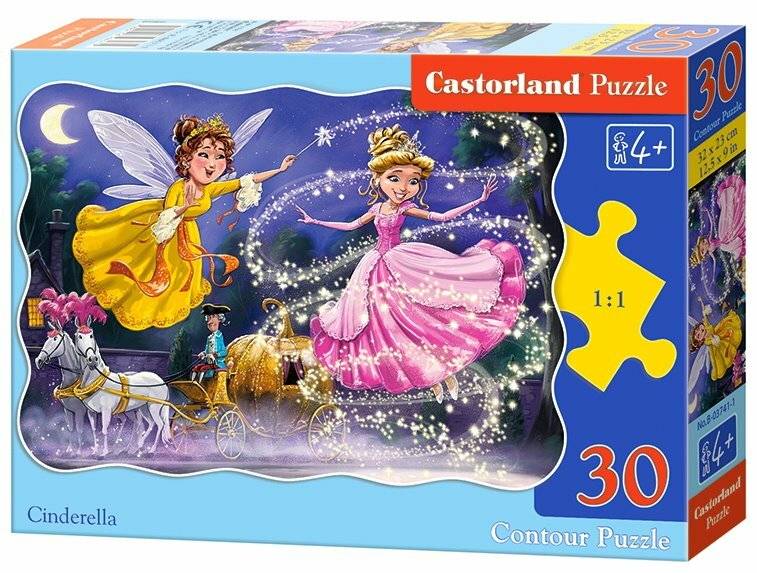 CASTORLAND Puzzle Aschenputtels Vorbereitung auf den Ball 30 Teile