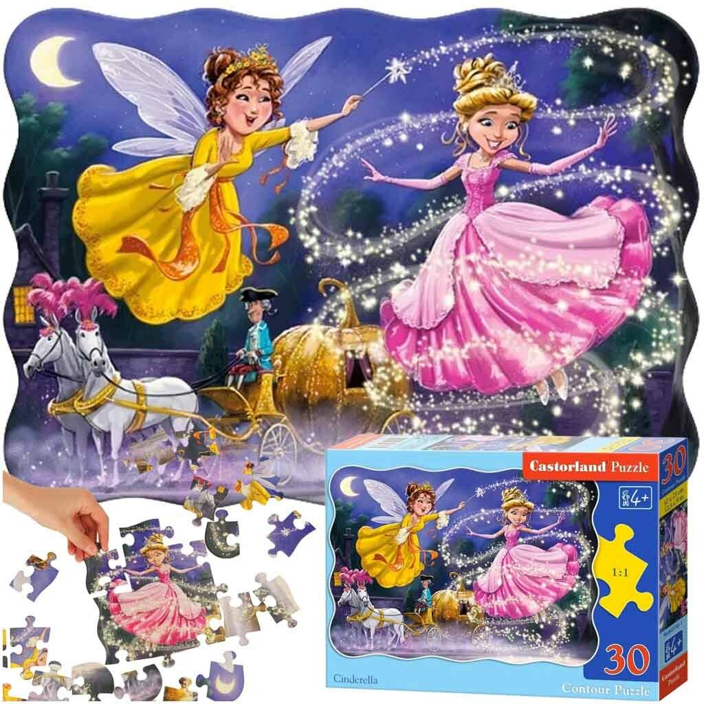 CASTORLAND Puzzle Aschenputtels Vorbereitung auf den Ball 30 Teile