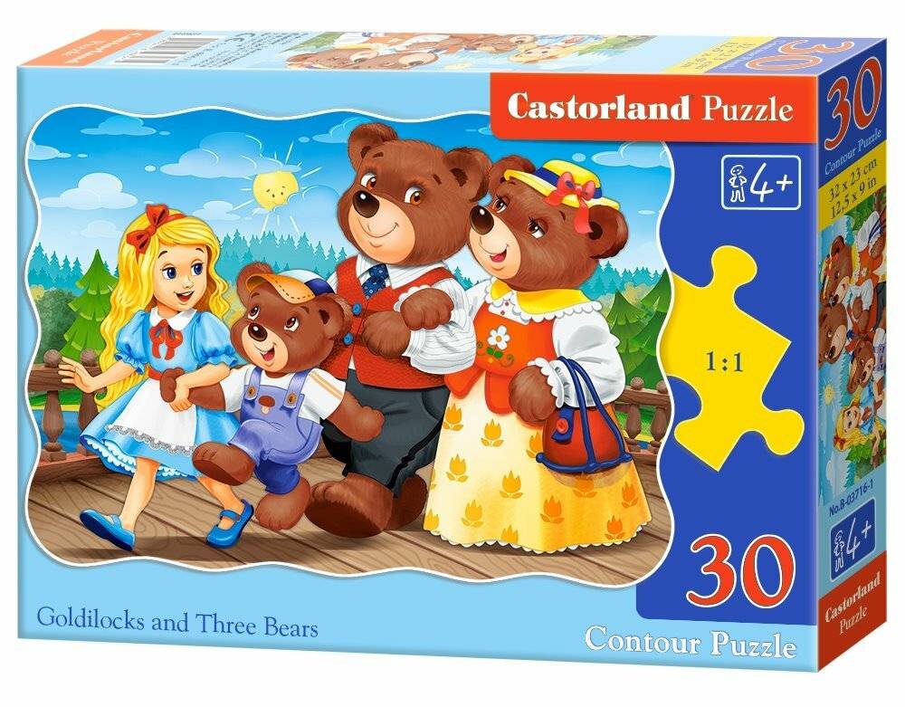 CASTORLAND Puzzle Masha und die drei Bären 30 Teile