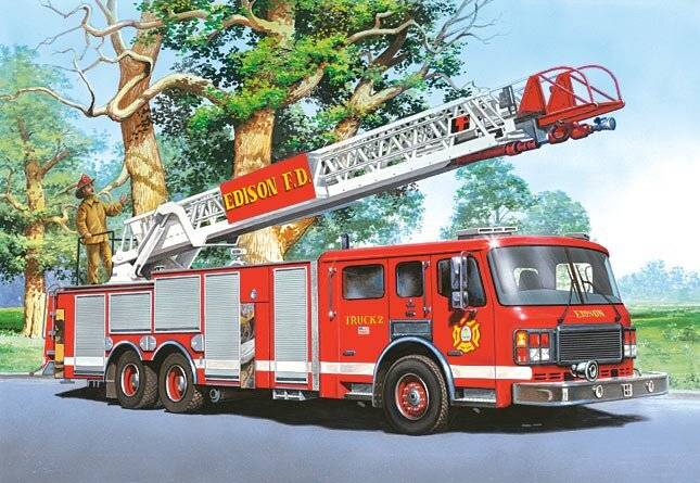 CASTORLAND Puzzle Feuerwehrleute 60 Teile