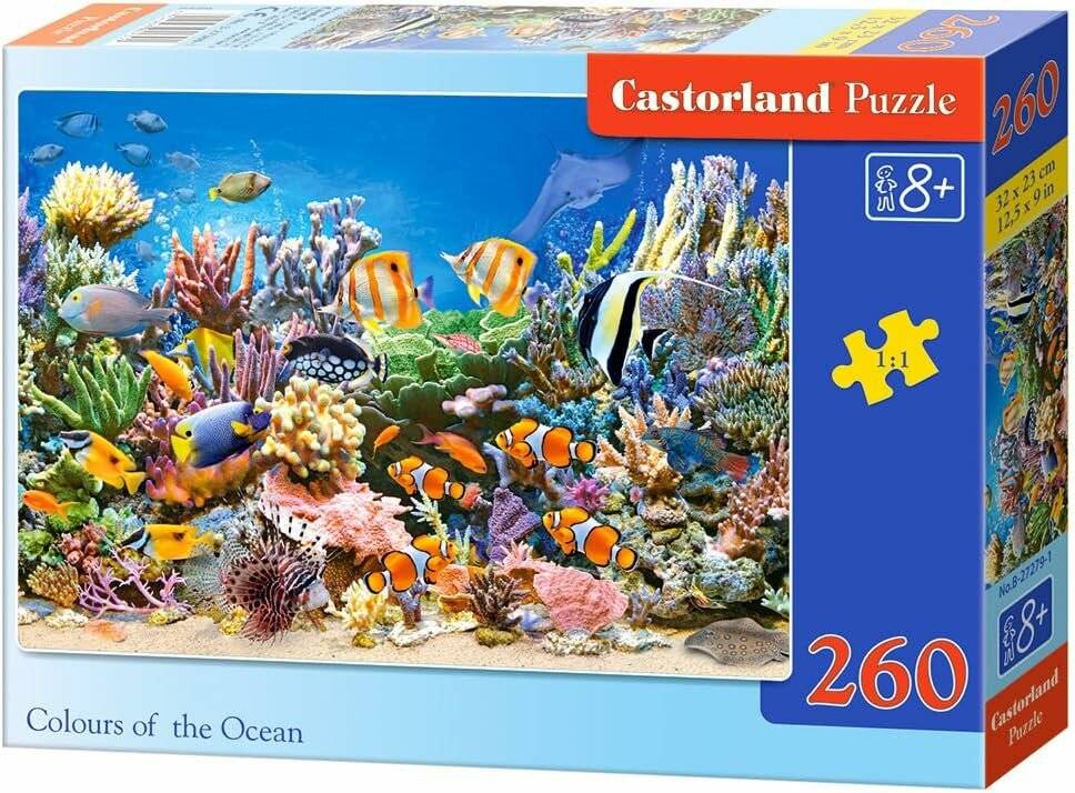 CASTORLAND Puzzle Meeresfarben 260 Teile