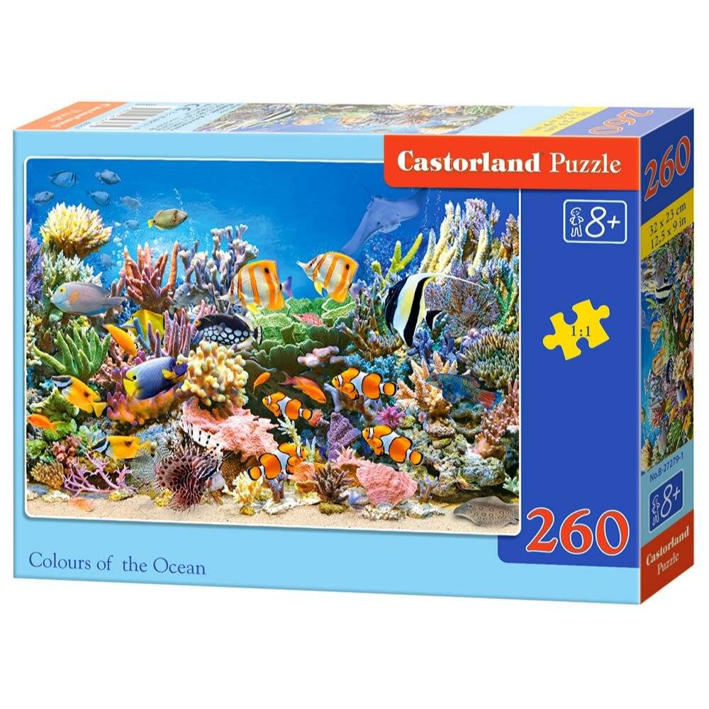 CASTORLAND Puzzle Meeresfarben 260 Teile