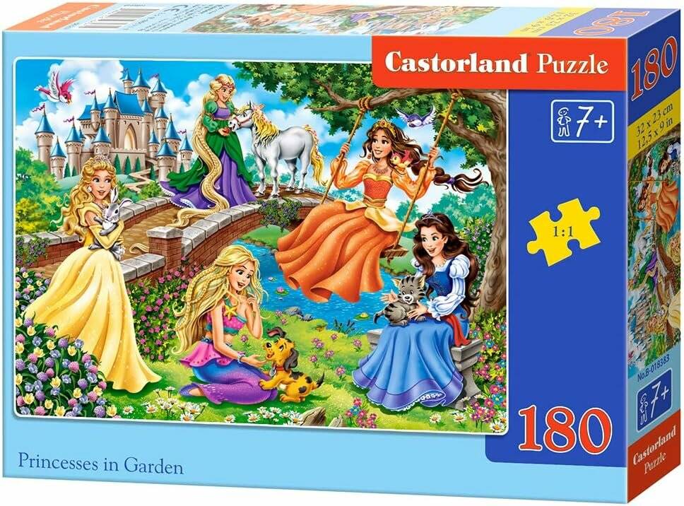 CASTORLAND Puzzle Prinzessinnen im Garten 180 Teile