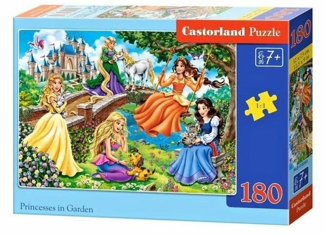 CASTORLAND Puzzle Prinzessinnen im Garten 180 Teile