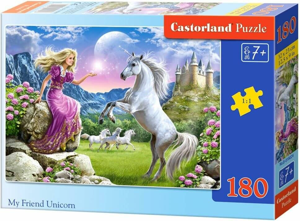 CASTORLAND Puzzle Mein Freund das Einhorn 180 Teile