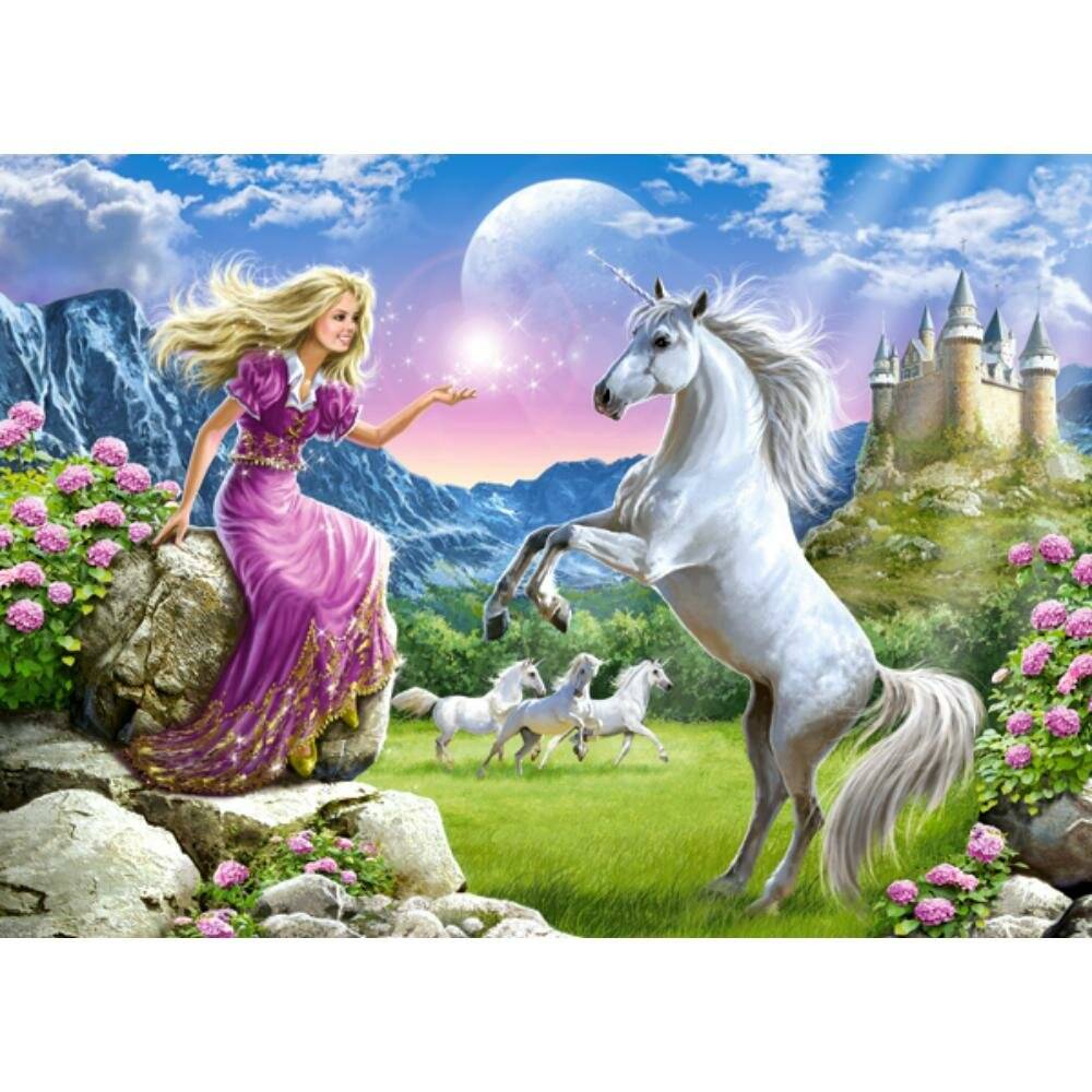 CASTORLAND Puzzle Mein Freund das Einhorn 180 Teile