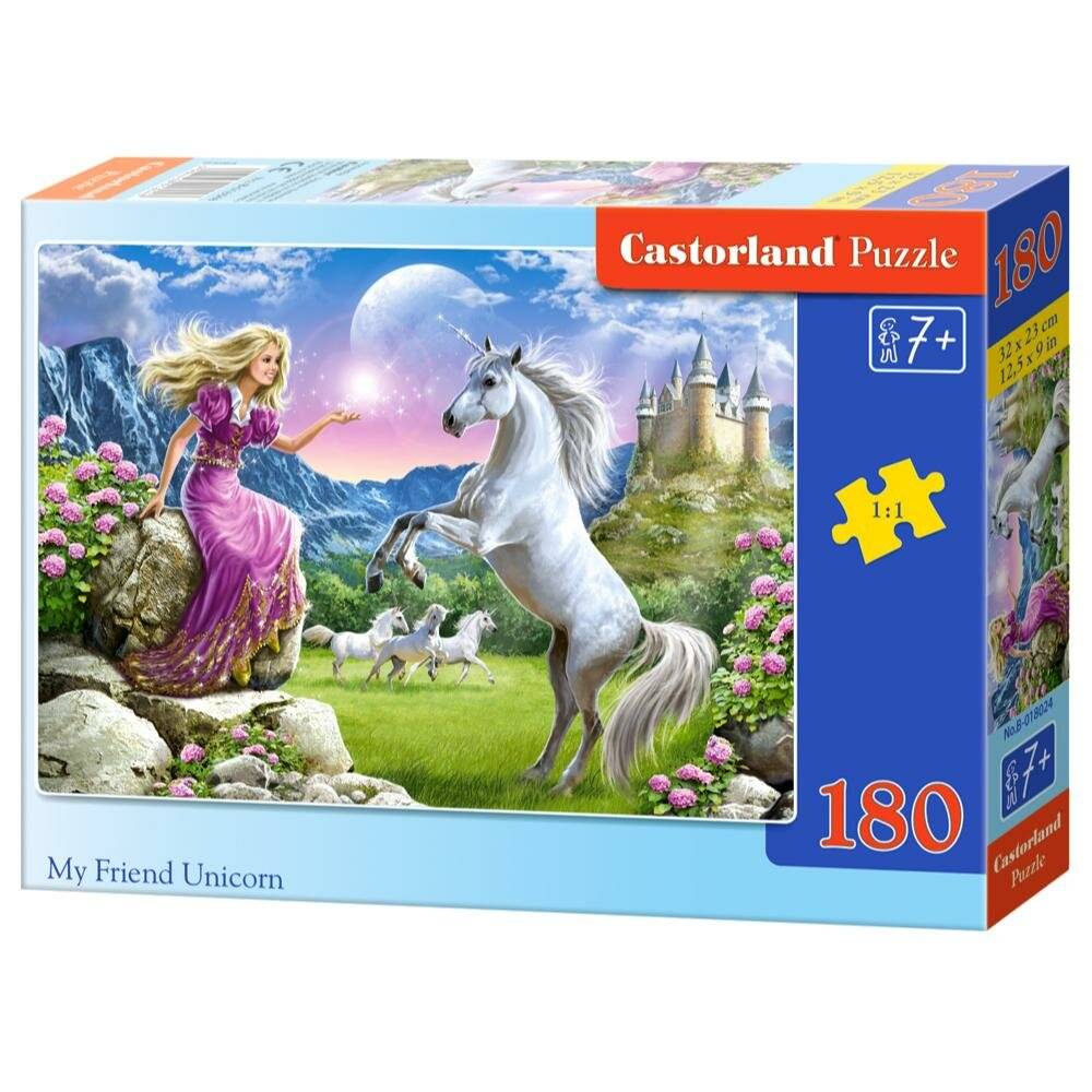 CASTORLAND Puzzle Mein Freund das Einhorn 180 Teile
