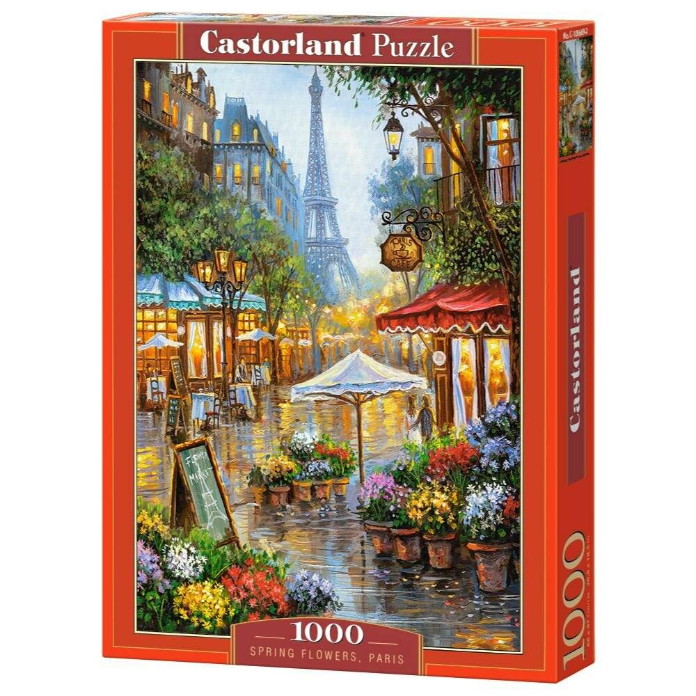 CASTORLAND Puzzle Frühlingsblumen in Paris 1000 Teile