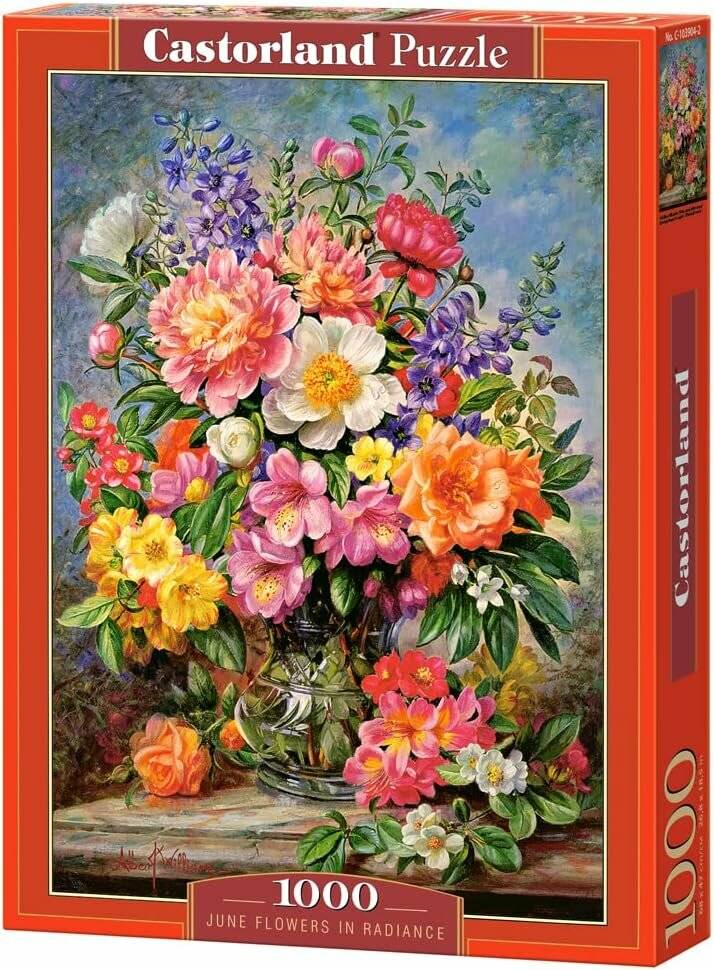 CASTORLAND Puzzle Juni Blumen 1000 Teile