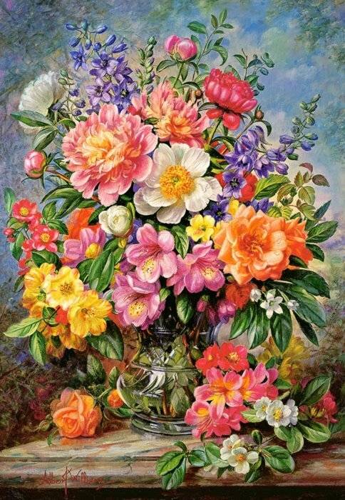 CASTORLAND Puzzle Juni Blumen 1000 Teile