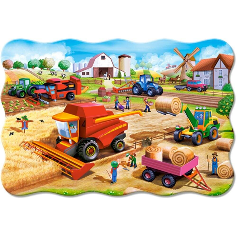 CASTORLAND Puzzle Landarbeit MAXI 20 Teile