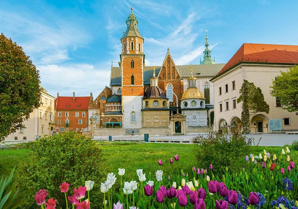 CASTORLAND Puzzle Schloss Wawel in Krakau, Polen 500 Teile