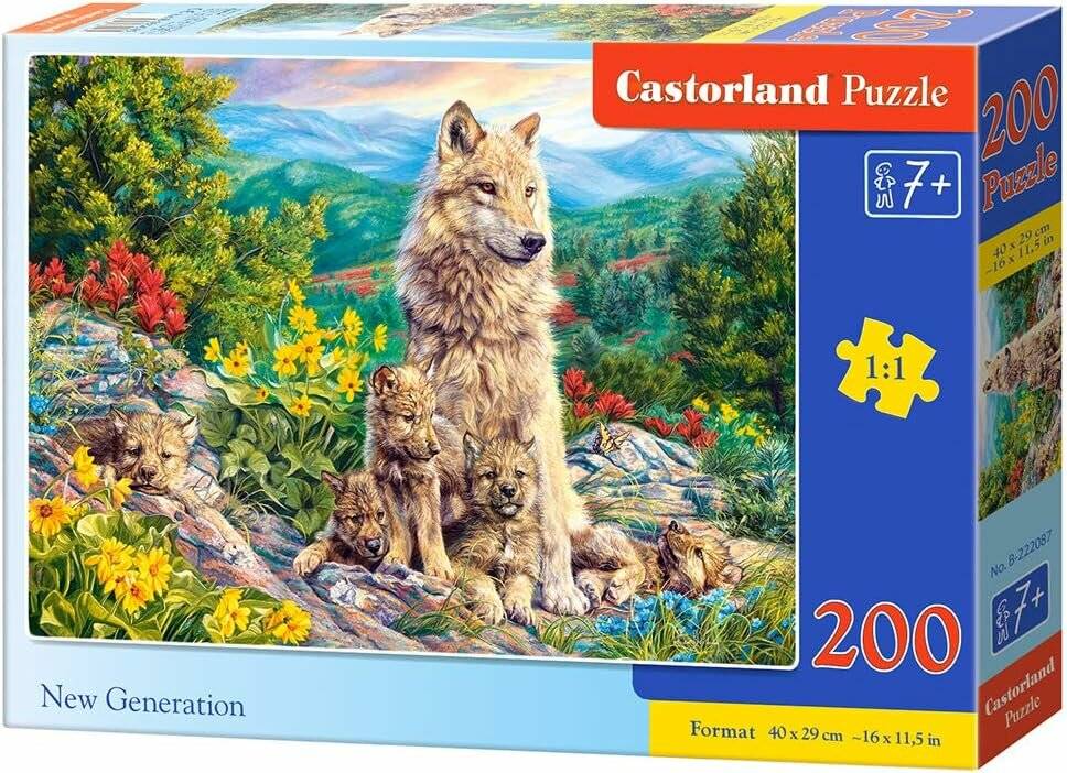 CASTORLAND Puzzle New Generation 200 Teile