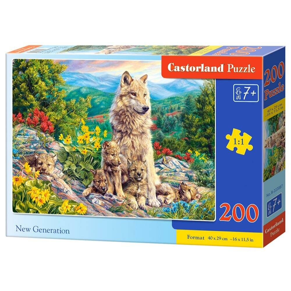 CASTORLAND Puzzle New Generation 200 Teile