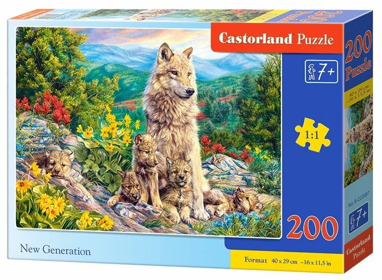 CASTORLAND Puzzle New Generation 200 Teile
