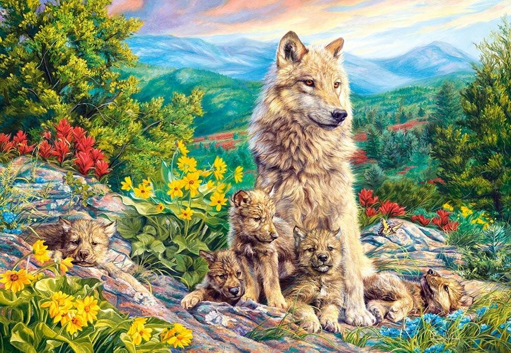 CASTORLAND Puzzle New Wolf Generation 1000 Teile