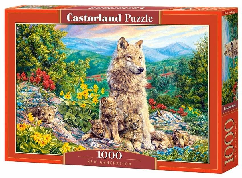 CASTORLAND Puzzle New Wolf Generation 1000 Teile