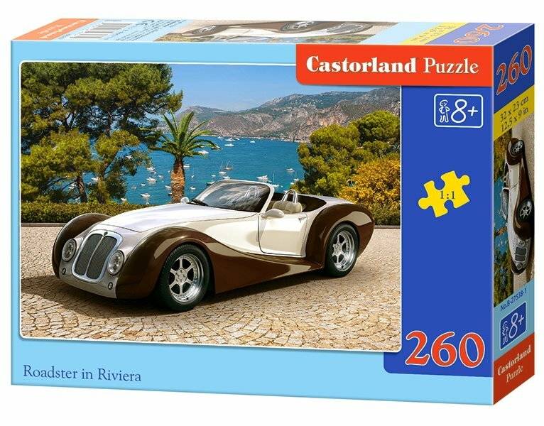 CASTORLAND Puzzle Roadster an der Riviera 260 Teile