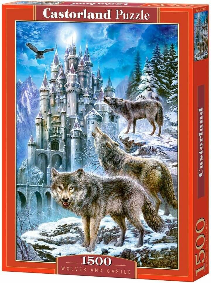 CASTORLAND Puzzle Wölfe auf der Burg 1500 Teile