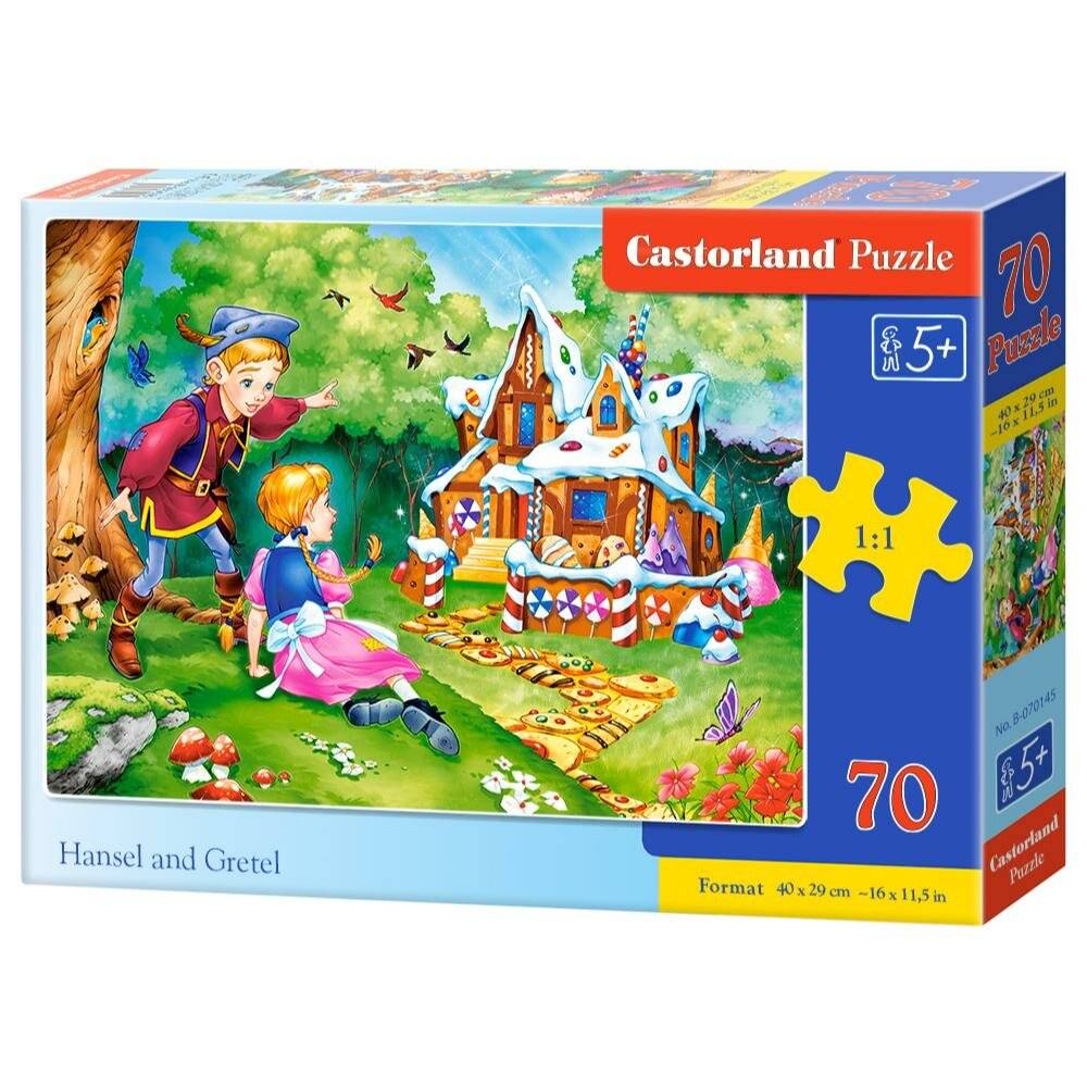 CASTORLAND Puzzle Hänsel und Gretel 70 Teile