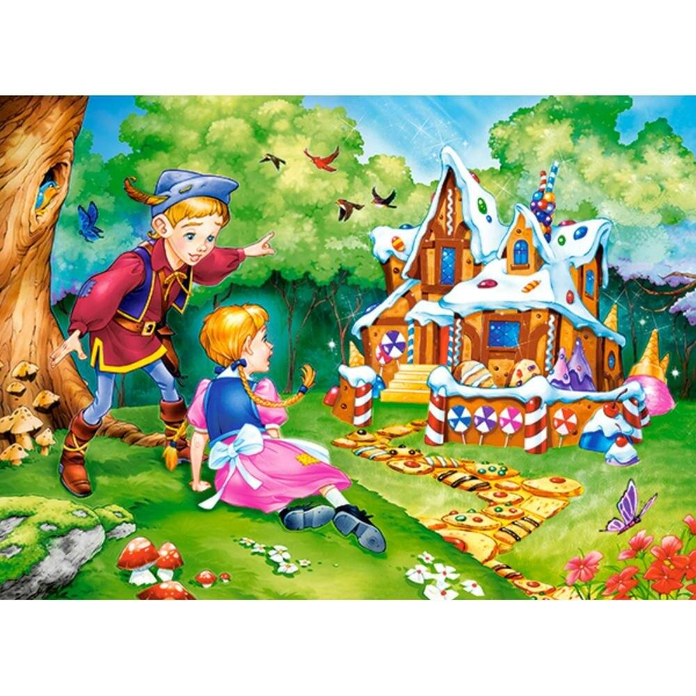CASTORLAND Puzzle Hänsel und Gretel 70 Teile