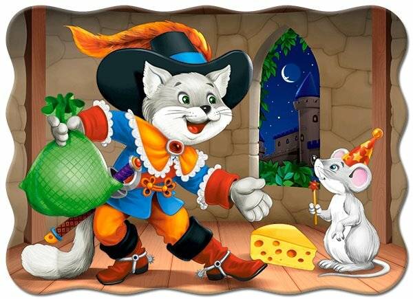CASTORLAND Puzzle Der gestiefelte Kater auf Nachtexpedition 30 Teile