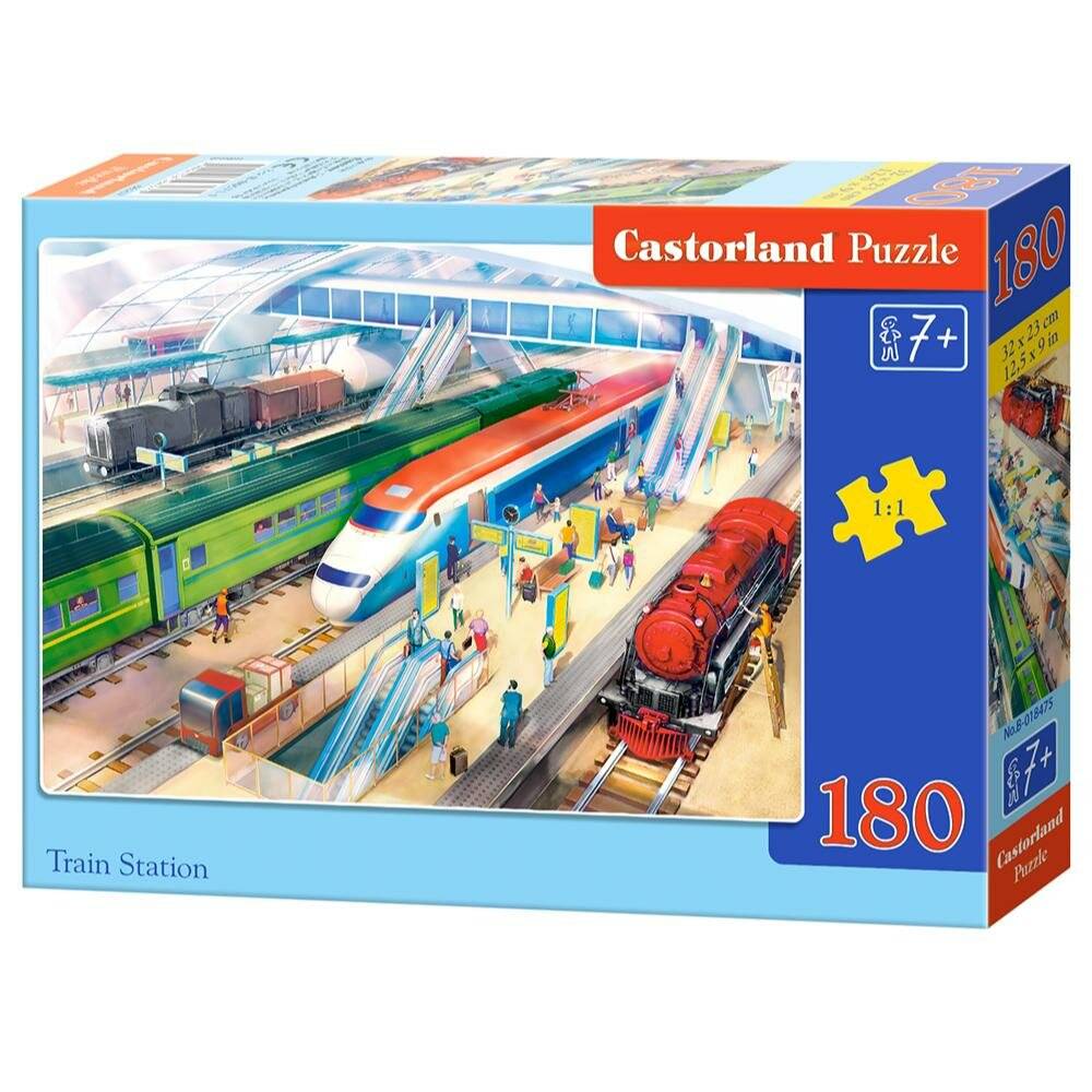 CASTORLAND Bahnhofs-Puzzle 180 Teile