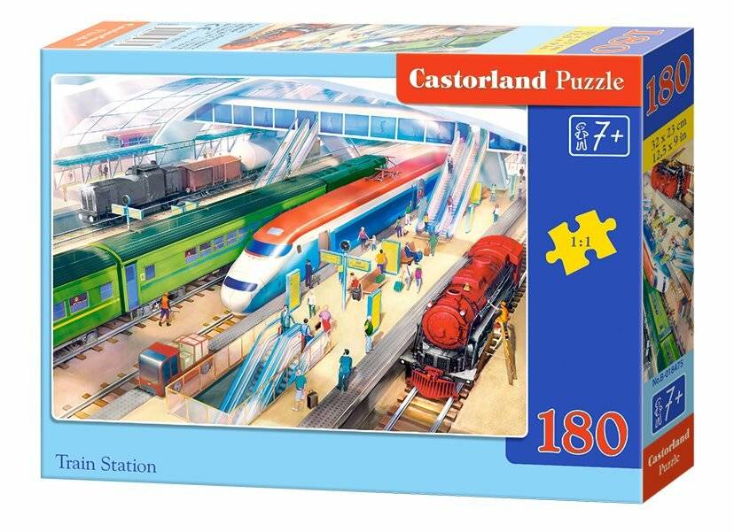 CASTORLAND Bahnhofs-Puzzle 180 Teile