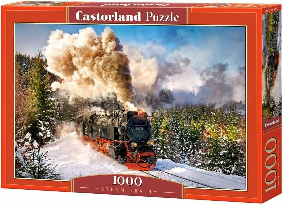 CASTORLAND Dampfzug Puzzle 1000 Teile