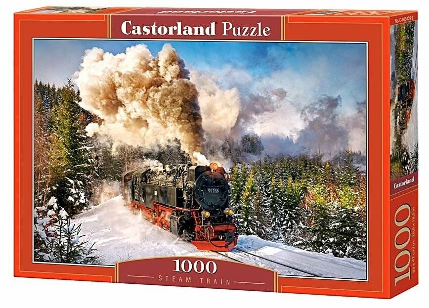 CASTORLAND Dampfzug Puzzle 1000 Teile