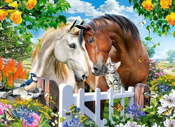 CASTORLAND Puzzle Beste Freunde 100 Teile