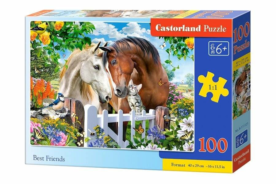 CASTORLAND Puzzle Beste Freunde 100 Teile