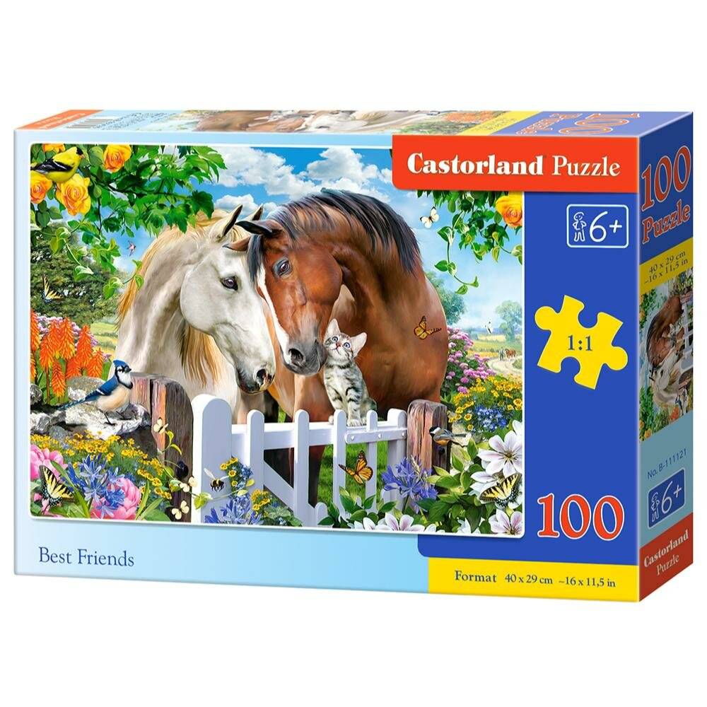 CASTORLAND Puzzle Beste Freunde 100 Teile