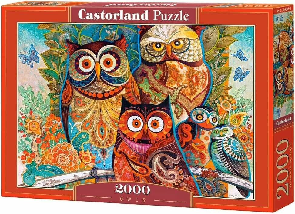 CASTORLAND Puzzle Eulen 2000 Teile