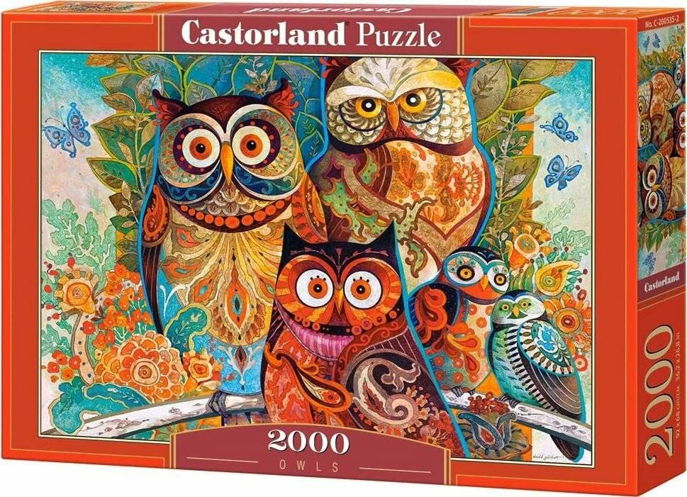 CASTORLAND Puzzle Eulen 2000 Teile